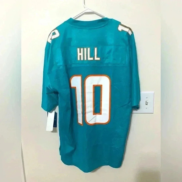 NWT NFL Tyreek Hill Dolphins‎ Jersey #10 Medium Fanatics - Picture 1 of 4
